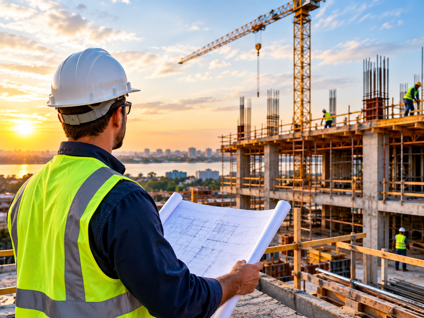 Obra de construção civil realizada pela GP Construções em Manaus